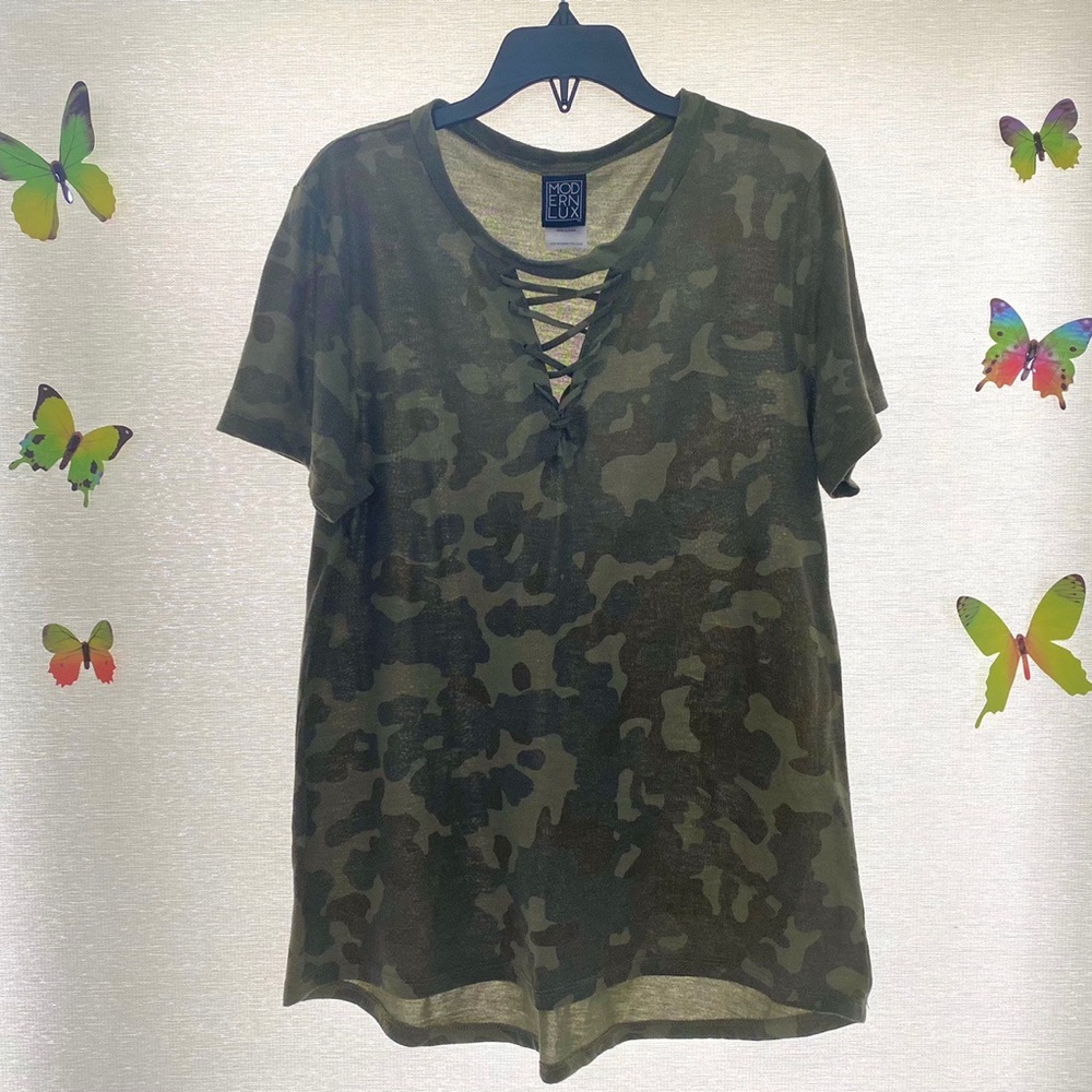 size L camo shirt